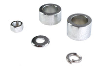 Load image into Gallery viewer, Front Axle Spacer Kit Smooth Style Chrome