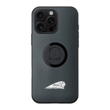 Load image into Gallery viewer, Indian Phone Case W/Headdress Iphone 16 Pro Max Gray W/Logo