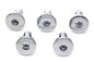 Chrome Front Brake Disc Bolt Set
