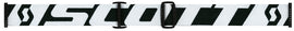 Buzz Pro Goggle Black/White W/Silver Chrome Lens