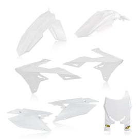 White CYCRA 5-piece body kit set showing front and side view of automotive body parts on a vehicle.