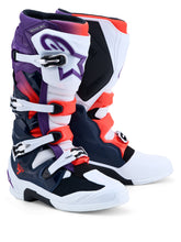 Load image into Gallery viewer, Tech 7 Boots Prpl/Wht/Dk Blue/Red Fluo 10