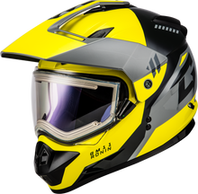 Load image into Gallery viewer, Gm 11s Ronin Snow Helmet W/ Elec Shld Yellow/Slvr/Grey Lg