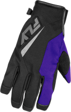 Load image into Gallery viewer, Title Gloves Black/Purple/Grey 2x