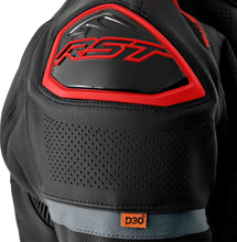 Load image into Gallery viewer, S1 D3o Leather Jacket Blk/Gry/Red Xl
