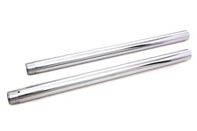 Load image into Gallery viewer, Chrome Fork Tube Set 2 inch Over Stock