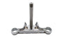 Chrome Lower Triple Tree without Lock Tab