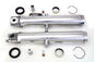 Polished Lower Fork Slider Single Disc