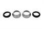 Chrome 39mm Fork Boot Cover Dust Shield Kit