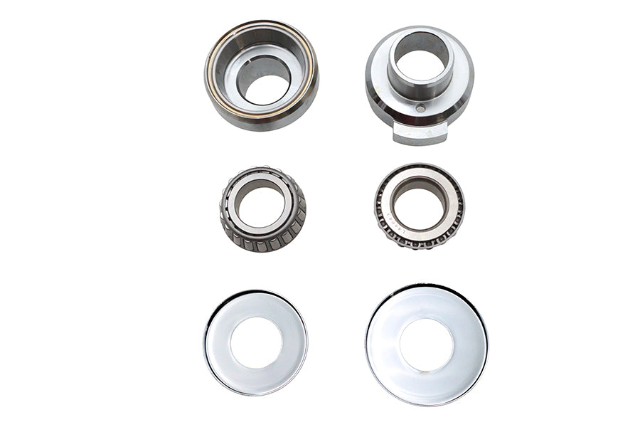 Chrome Fork Neck Cup Kit with Stops
