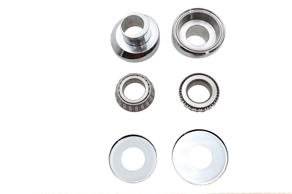 3 Raked Fork Neck Cup Kit Chrome