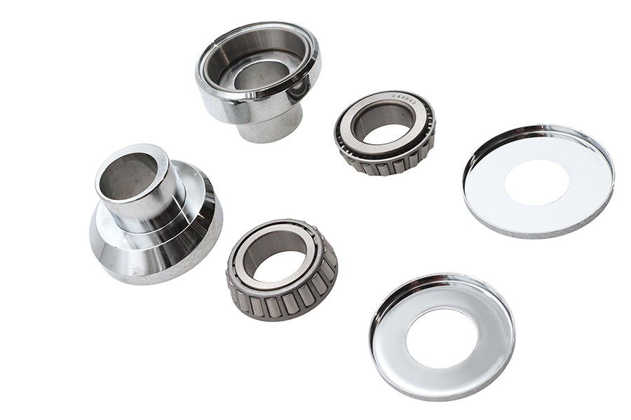 3 Raked Fork Neck Cup Kit Chrome