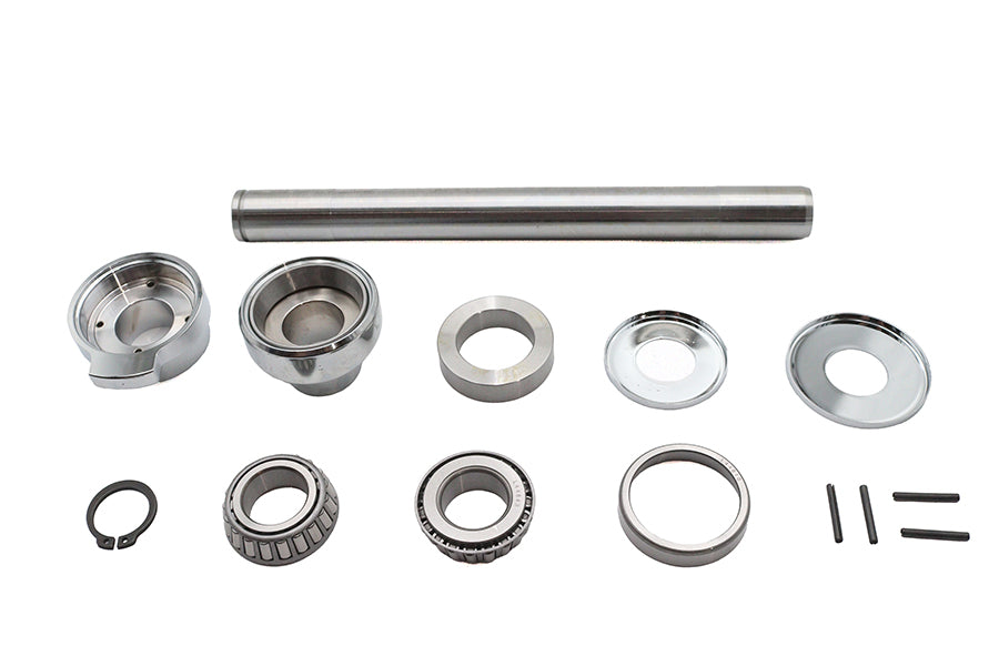 3 Raked Fork Neck Cup Kit Chrome