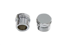 Load image into Gallery viewer, Chrome Top Fork Tube Plugs without Hole