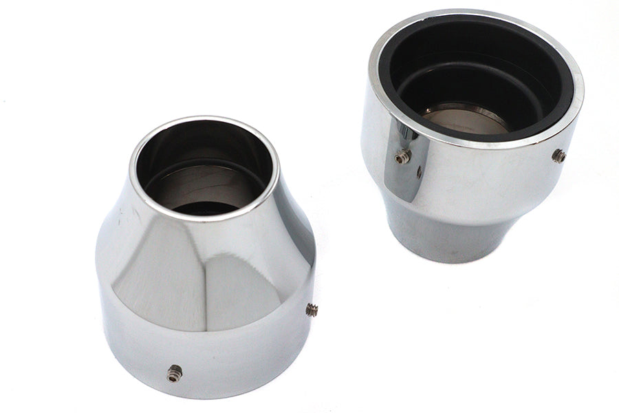 41mm Fork Boot Covers Chrome