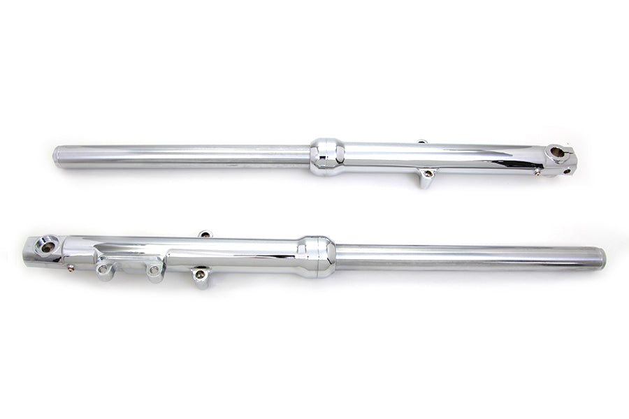 39mm Fork Slider Assembly Single Disc with Chrome Sliders