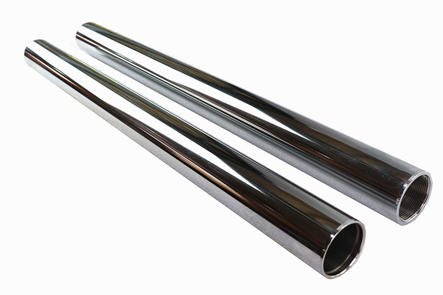 Chrome 41mm Fork Tube Set 20 inch Total Length