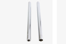 Load image into Gallery viewer, Chrome 41mm Fork Tube Set 24-7/8 inch Total Length