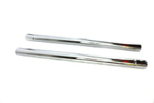 Load image into Gallery viewer, Chrome 41mm Fork Tube Set 24-7/8 inch Total Length