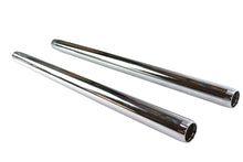 Load image into Gallery viewer, Chrome 35mm Fork Tube Set 23-1/2 inch Total Length