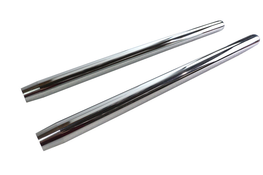 Chrome 35mm Fork Tube Set 23-1/2 inch Total Length