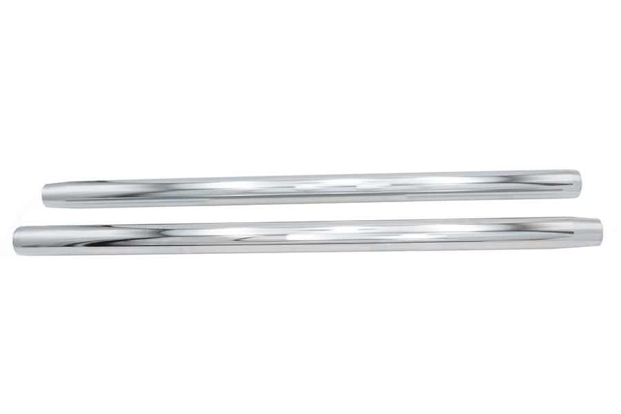 Chrome 35mm Fork Tube Set 25-1/2 inch Total Length