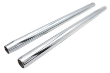 Load image into Gallery viewer, Chrome 35mm Fork Tube Set 25-1/2 inch Total Length