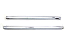 Load image into Gallery viewer, Chrome Fork Tube Set 4 inch Over Stock