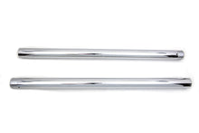 Load image into Gallery viewer, Chrome Fork Tube Set 4 inch Over Stock