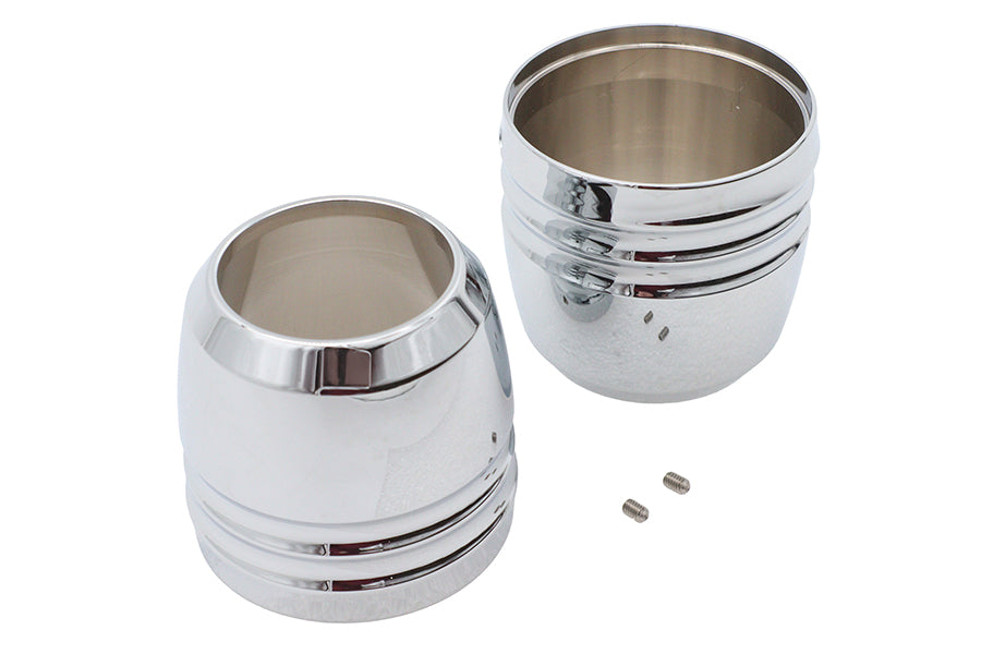 49mm Fork Boot Cover Chrome