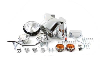7 inch Headlamp Cowl Kit Chrome