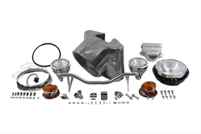 7 inch Headlamp Cowl Kit Polished
