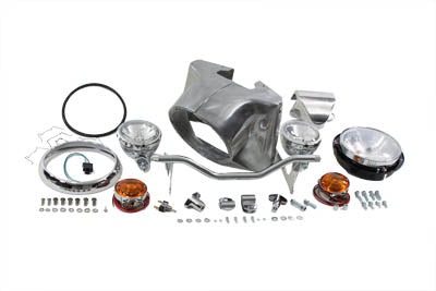 7 inch Headlamp Cowl Kit Polished