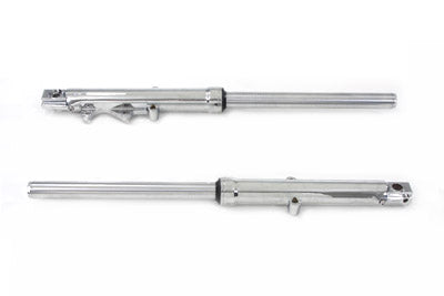 39mm Fork Tube Assembly with Chrome Sliders