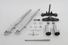 Load image into Gallery viewer, 41mm Chrome Fork Assembly with Polished Sliders