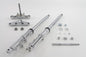 41mm Wide Glide Fork Assembly with Chrome Sliders