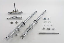 Load image into Gallery viewer, 41mm Wide Glide Fork Assembly with Chrome Sliders