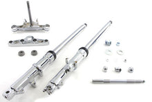 Load image into Gallery viewer, 41mm Wide Glide Fork Assembly with Chrome Sliders