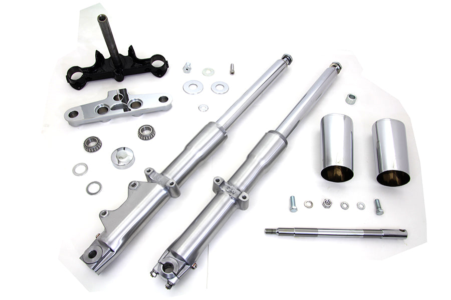 41mm Fork Assembly with Polished Sliders