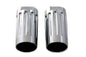 Chrome Milled Fork Slider Cover Set
