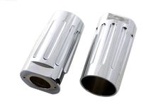 Load image into Gallery viewer, Chrome Milled Fork Slider Cover Set