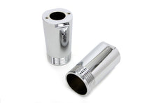 Load image into Gallery viewer, Chrome Fork Slider Cover Set Tapered Style