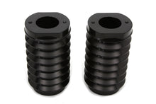 Load image into Gallery viewer, Black Fork Slider Cover Set Bellowed Style