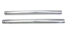 Load image into Gallery viewer, Hard Chrome 49mm Fork Tube Set 27-1/2 inch Total Length