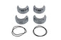 49mm Fork Boot Cover Set Chrome