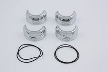 Load image into Gallery viewer, 49mm Fork Boot Cover Set Chrome