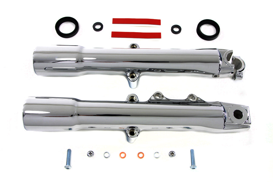 41mm Chrome Fork Slider Set