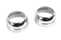 49mm Fork Boot Cover Set Chrome