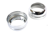 Load image into Gallery viewer, 49mm Fork Boot Cover Set Chrome