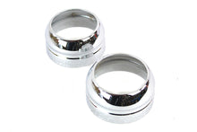Load image into Gallery viewer, 49mm Fork Boot Cover Set Chrome